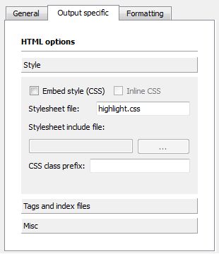 GUI HTML Options Pane Prt 1