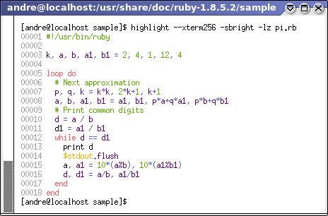 Terminal 256 colors Escape sequences